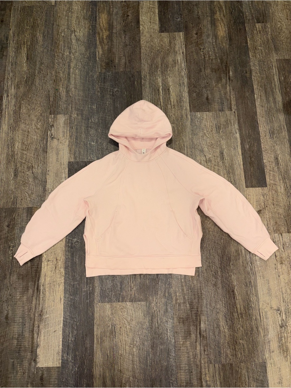 Lululemon Scuba Oversized Side-Slit Hoodie Pink M/L LW3IUIS